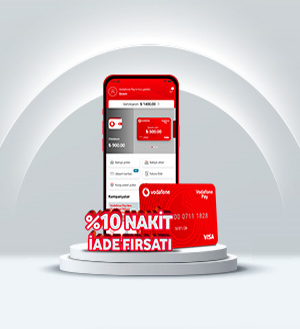 Vodafone Pay’den Kolay Paket alımlarında %10 nakit iade fırsatı! 