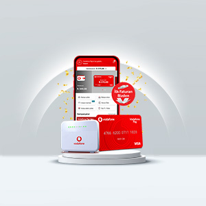 Vodafone Pay ile Vodafone Ev İnterneti’nde ilk faturan bizden!